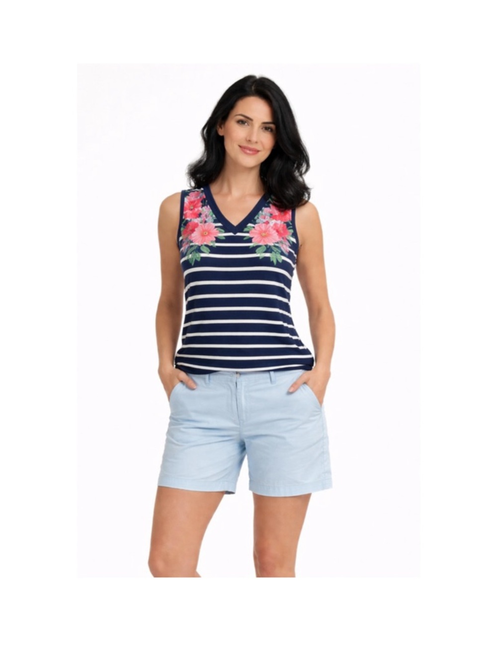 J. Crew Light Blue Cotton Bermuda Shorts